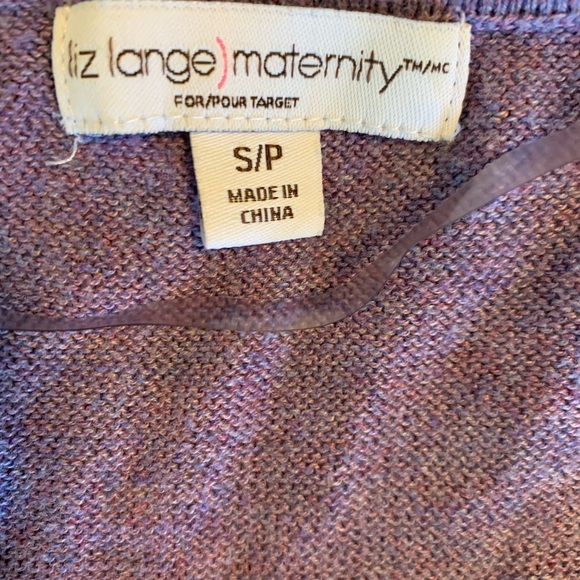 Lightweight purple maternity sweater - Picture 5 of 6